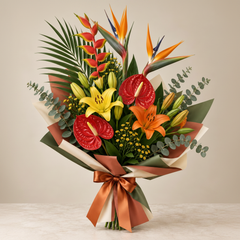 Bouquet Mahalo en formato cuadrado